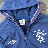 VINTAGE RANGERS UMBRO FOOTBALL ZIP UP (S)