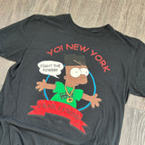 VINTAGE BLACK BART PUBLIC ENEMY TEE (L)