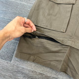 Y2K BROWN CARGO SHORTS (30")
