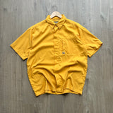 Vintage Y2K OMM Yellow Button Shirt (L/XL)