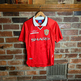 Authentic Vintage 1999 Manchester United Football Jersey (XS)