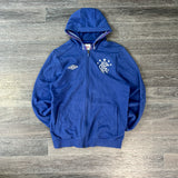 VINTAGE RANGERS UMBRO FOOTBALL ZIP UP (S)
