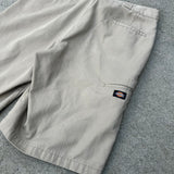 Dickies Cream Boxy Loose Shorts (38")