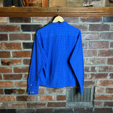 Bracks Cropped Checkered Button Shirt (M/L)
