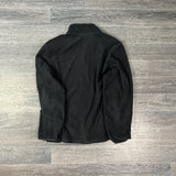 CHAMPION BLACK ZIP UP FLEECE (M)