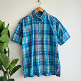 Vintage Mambo Checkered Button Shirt (M)