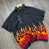 Vintage Route 66 Button Shirt (M)