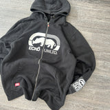 ECKO UNLTD ZIP UP HOODIE (L)