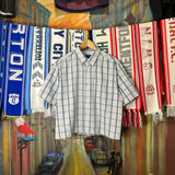 Vintage Cropped Button Shirt (S)