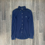 Ralph Lauren Navy Button Shirt (S)
