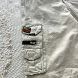 Vintage Cream Cargo Shorts (28-30)