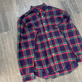 Vintage Polo Checkered Button Shirt (L)
