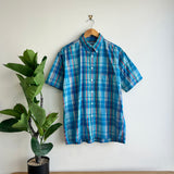 Vintage Mambo Checkered Button Shirt (M)