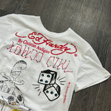 Y2K Ed Hardy Graphic Tee (M)