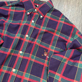 Vintage Polo Checkered Button Shirt (L)