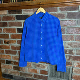 Bracks Cropped Checkered Button Shirt (M/L)
