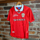 Authentic Vintage 1999 Manchester United Football Jersey (XS)