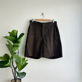 Dickies Brown Custom Cut Shorts (34)