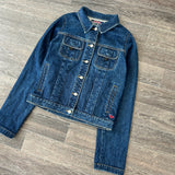 VINTAGE QUIKSILVER ROXY DENIM JACKET (S)