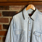 Vintage 90s CCC Long Sleeve Button Shirt (XL)
