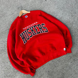 Vintage 90s Russell Athletic Nebraska Huskers Crewneck (XL)