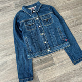 VINTAGE QUIKSILVER ROXY DENIM JACKET (S)
