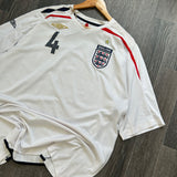 Vintage 2007 England Gerrard #4 Football (XXXL)