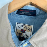 Cutter & Buck Cream Long Sleeve Button Shirt (L)