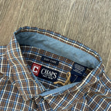 Chaps Brown Button Shirt (M)