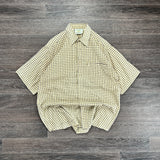 VINTAGE AERTEX BUTTON SHIRT (L)