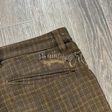 Y2K QUIKSILVER PLAID SHORTS (34")