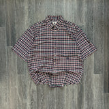 VINTAGE CHECKERED BUTTON SHIRT (BOXY M/L)