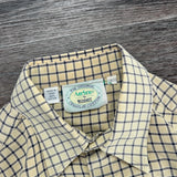 VINTAGE AERTEX BUTTON SHIRT (L)