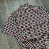 VINTAGE CHECKERED BUTTON SHIRT (BOXY M/L)