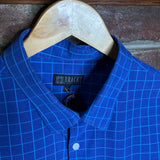 Bracks Cropped Checkered Button Shirt (M/L)