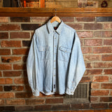 Vintage 90s CCC Long Sleeve Button Shirt (XL)