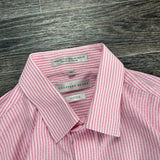 VINTAGE GEOFFREY BEENE PINK BUTTON SHIRT (L)