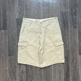 Vintage Cream Cargo Shorts (30")