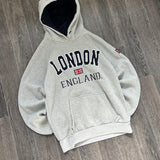 LONDON ENGLAND GREY HOODIE (XS)