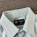 VINTAGE 90s PENGUIN BUTTON SHIRT (S/M)