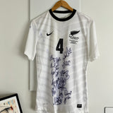 Ben Sigmund All Whites Signed Football Jersey (L)