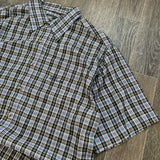 VINTAGE CHECKERED BUTTON SHIRT (BOXY M/L)