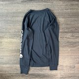 CARHARTT NAVY LS TOP (M)