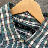 Nautica Checkered Button Shirt (XL)