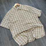 North Face Checkered Button Shirt (XL)