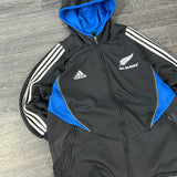 ALL BLACKS ADIDAS ZIP UP (M)