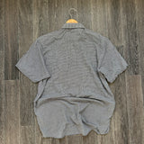 Vintage Aertex Quarter Button Shirt (S/M)