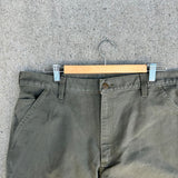 Vintage Carhartt Olive Carpenter Pants (38)