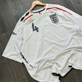 Vintage 2007 England Gerrard #4 Football (XXXL)