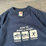 HOW TO AVOID A TICKET VINTAGE TEE (M)